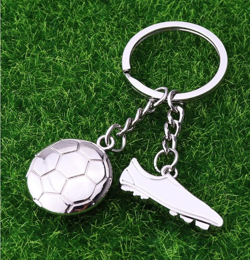 Football Boot Soccer Shoe Keychain Games Key Ring Sports Soccer Key Chain Soccer Ball Keychain for Backpack