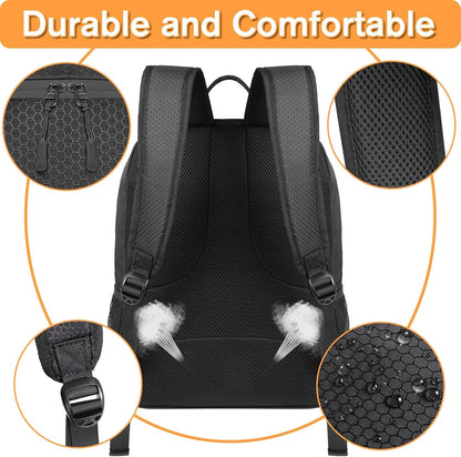 Soccer Backpack,Soccer Bag with Ball Holder, Water Resistant Sport Equipment Bags Fit Basketball Volleyball Football