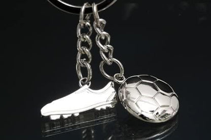 Football Boot Soccer Shoe Keychain Games Key Ring Sports Soccer Key Chain Soccer Ball Keychain for Backpack