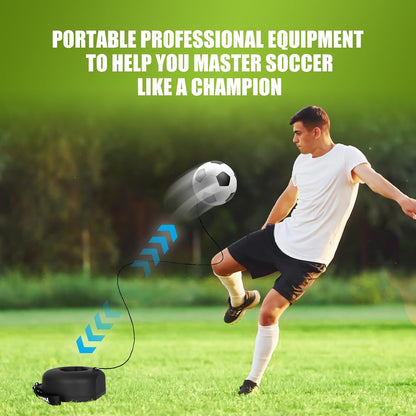 Soccer Training Set with Metal Base Portable Solo Trainer Equipment with Rebound Ball-Popular Soccer Gift,Socce Skills Practice Aid for Outdoors Indoor