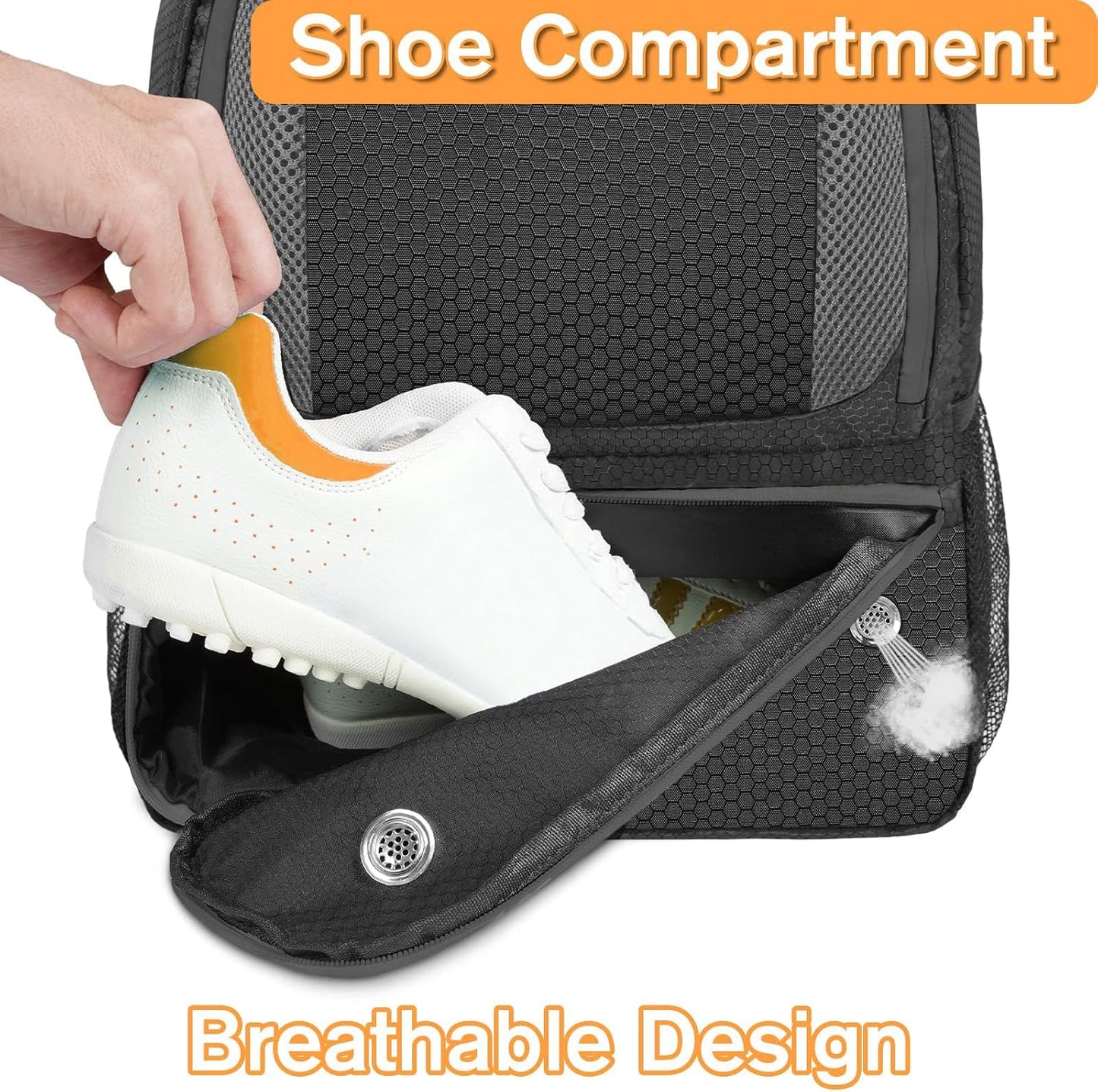 Soccer Backpack,Soccer Bag with Ball Holder, Water Resistant Sport Equipment Bags Fit Basketball Volleyball Football