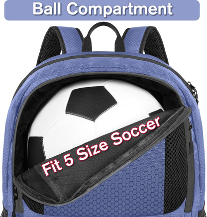 Soccer Backpack,Soccer Bag with Ball Holder, Water Resistant Sport Equipment Bags Fit Basketball Volleyball Football