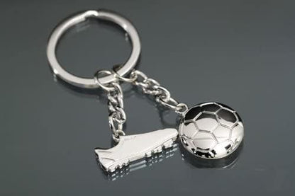 Football Boot Soccer Shoe Keychain Games Key Ring Sports Soccer Key Chain Soccer Ball Keychain for Backpack