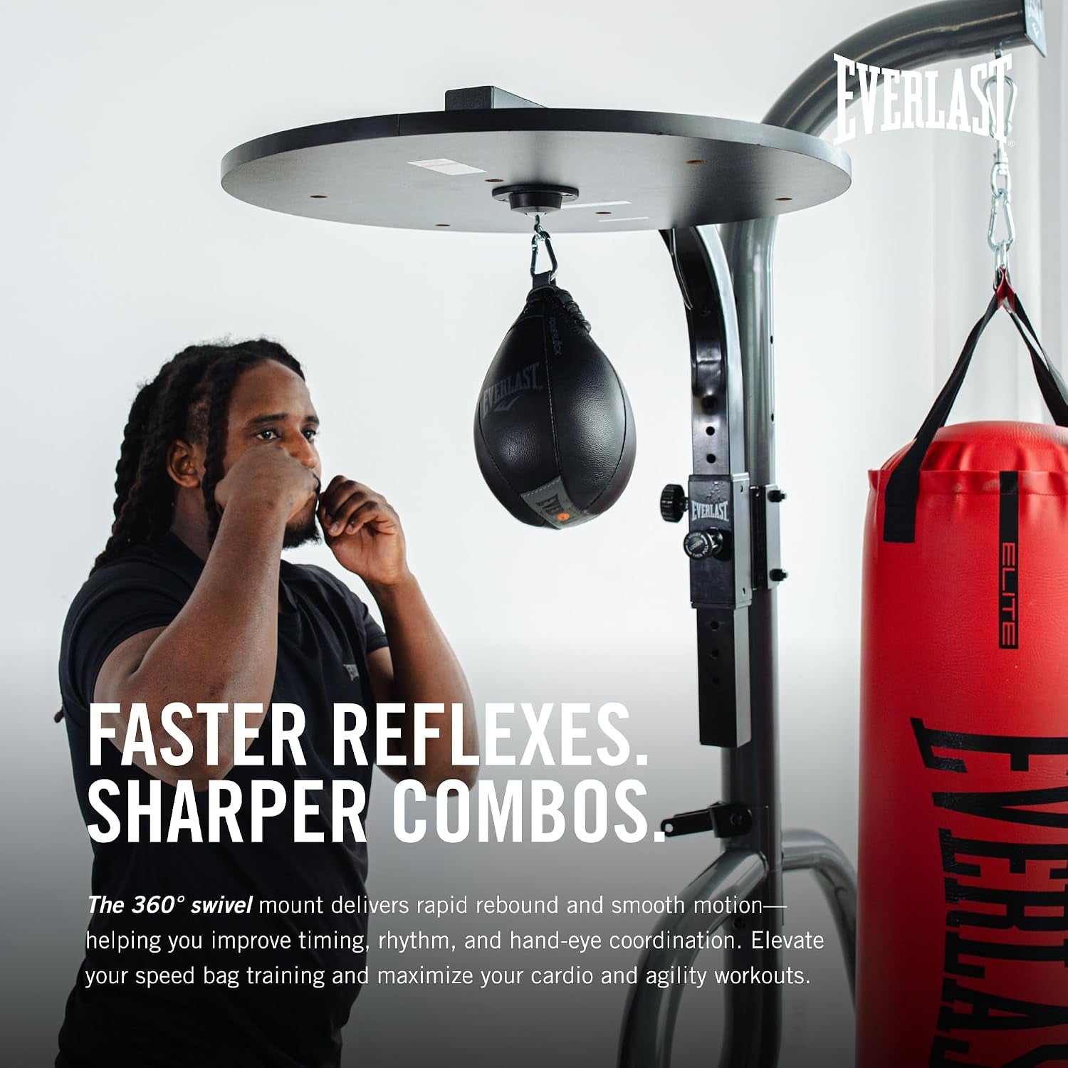 Adjustable Speed Bag Platform – Heavy-Duty Speed Bag Mount for Boxing, Training & Cardio – Bag Not Included