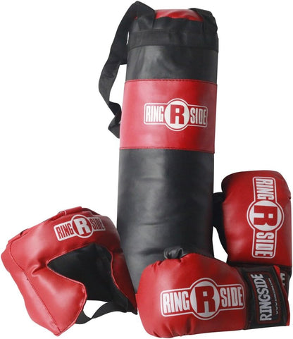 Kids Boxing Set (2-5 Year Old), Assortment with Punching Bag, Boxing Gloves, and Headgear for Boxing, MMA, Muay Thai, and Kickboxing, Youth Sports Toy Set for Boys and Girls, Blue