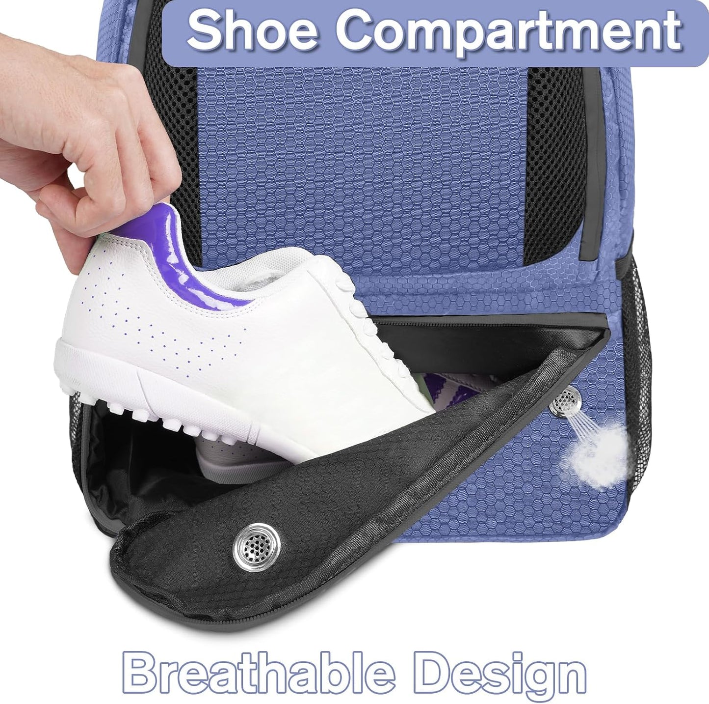 Soccer Backpack,Soccer Bag with Ball Holder, Water Resistant Sport Equipment Bags Fit Basketball Volleyball Football