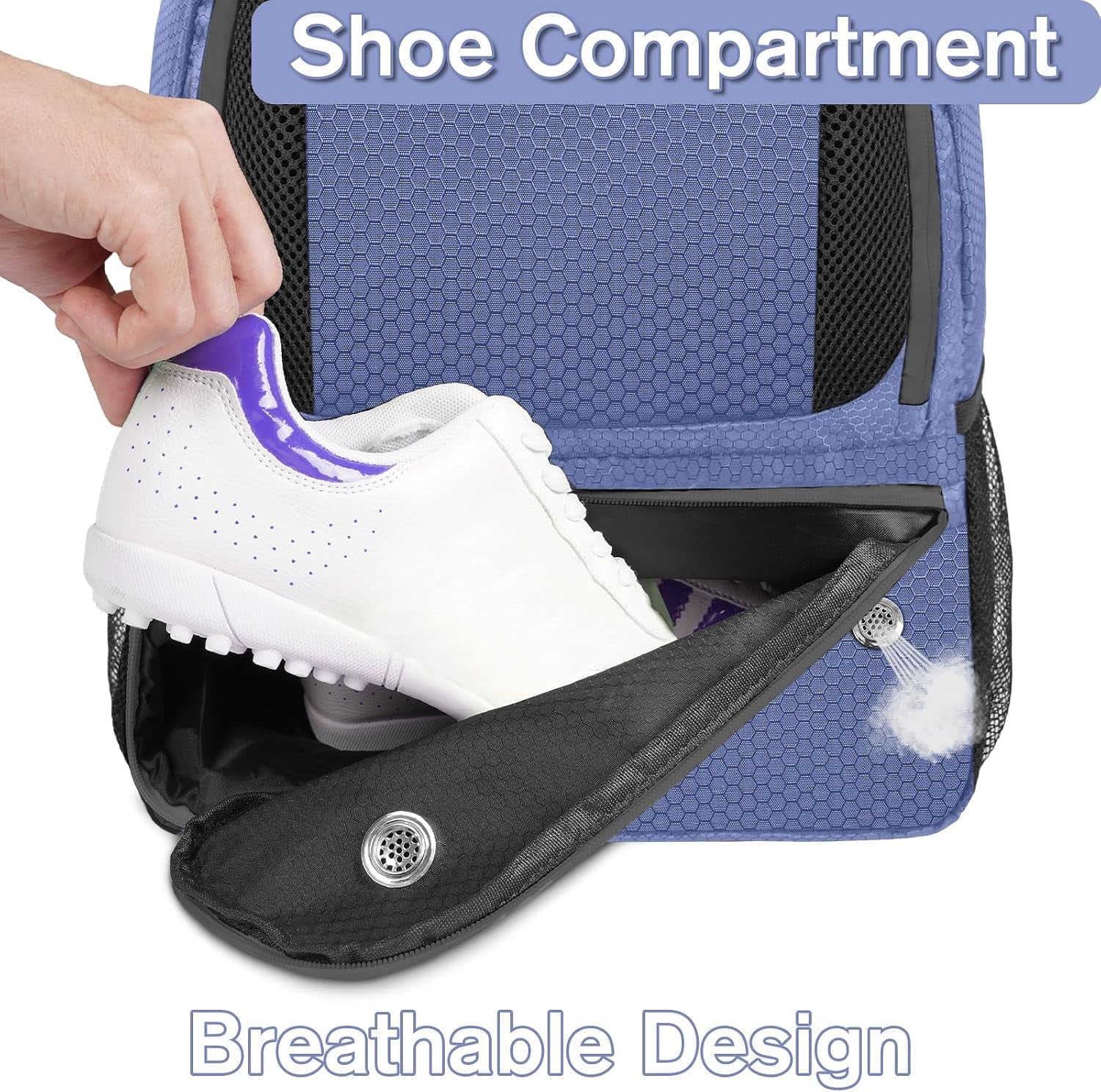 Soccer Backpack,Soccer Bag with Ball Holder, Water Resistant Sport Equipment Bags Fit Basketball Volleyball Football