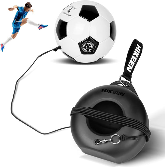 Soccer Training Set with Metal Base Portable Solo Trainer Equipment with Rebound Ball-Popular Soccer Gift,Socce Skills Practice Aid for Outdoors Indoor