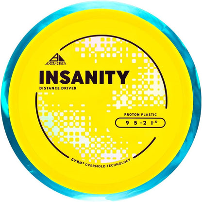 Proton Insanity Disc Golf Distance Driver (155-160G / Colors May Vary)