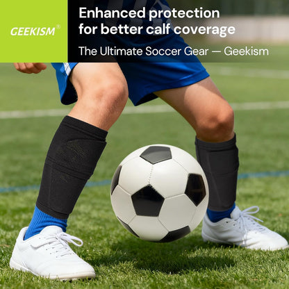Soccer Shin Guards for Youth Kids Toddler - Soccer Shin Pads for Teens & Men, Protective Football Gear for 3-16 Years Boys Girls & Adult, World Cup Lightweight Soccer Equipment