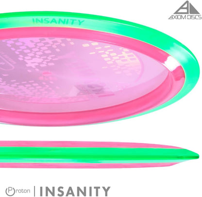 Proton Insanity Disc Golf Distance Driver (155-160G / Colors May Vary)