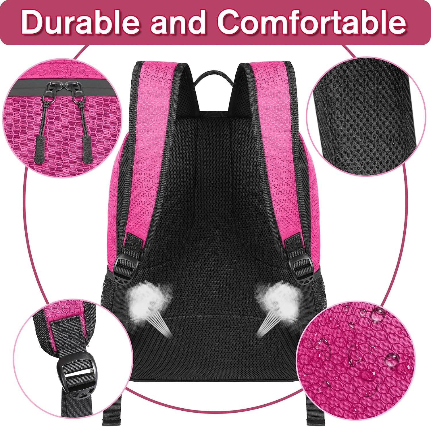 Soccer Backpack,Soccer Bag with Ball Holder, Water Resistant Sport Equipment Bags Fit Basketball Volleyball Football