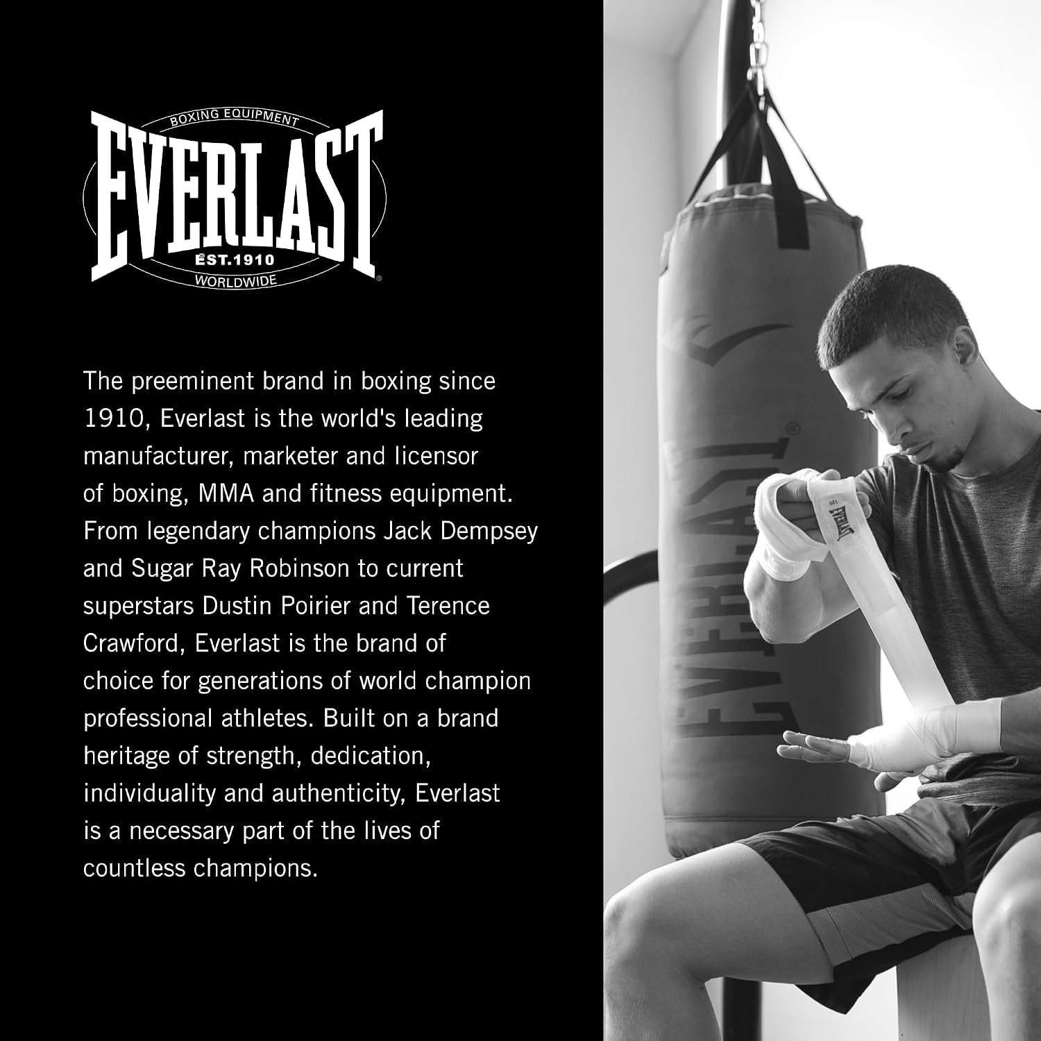 Elite Punching Bag – Hanging Heavy Bag for Adults with Dual Strap System | Durable Boxing Bag for Boxing, MMA, Muay Thai, Home Gym Training