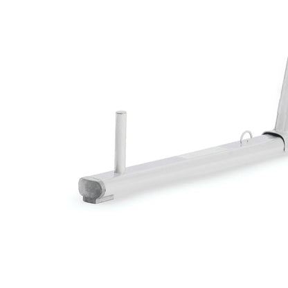 Dual Station Heavy Duty Powder Coated Steel Heavy and Speed Bag Stand, White