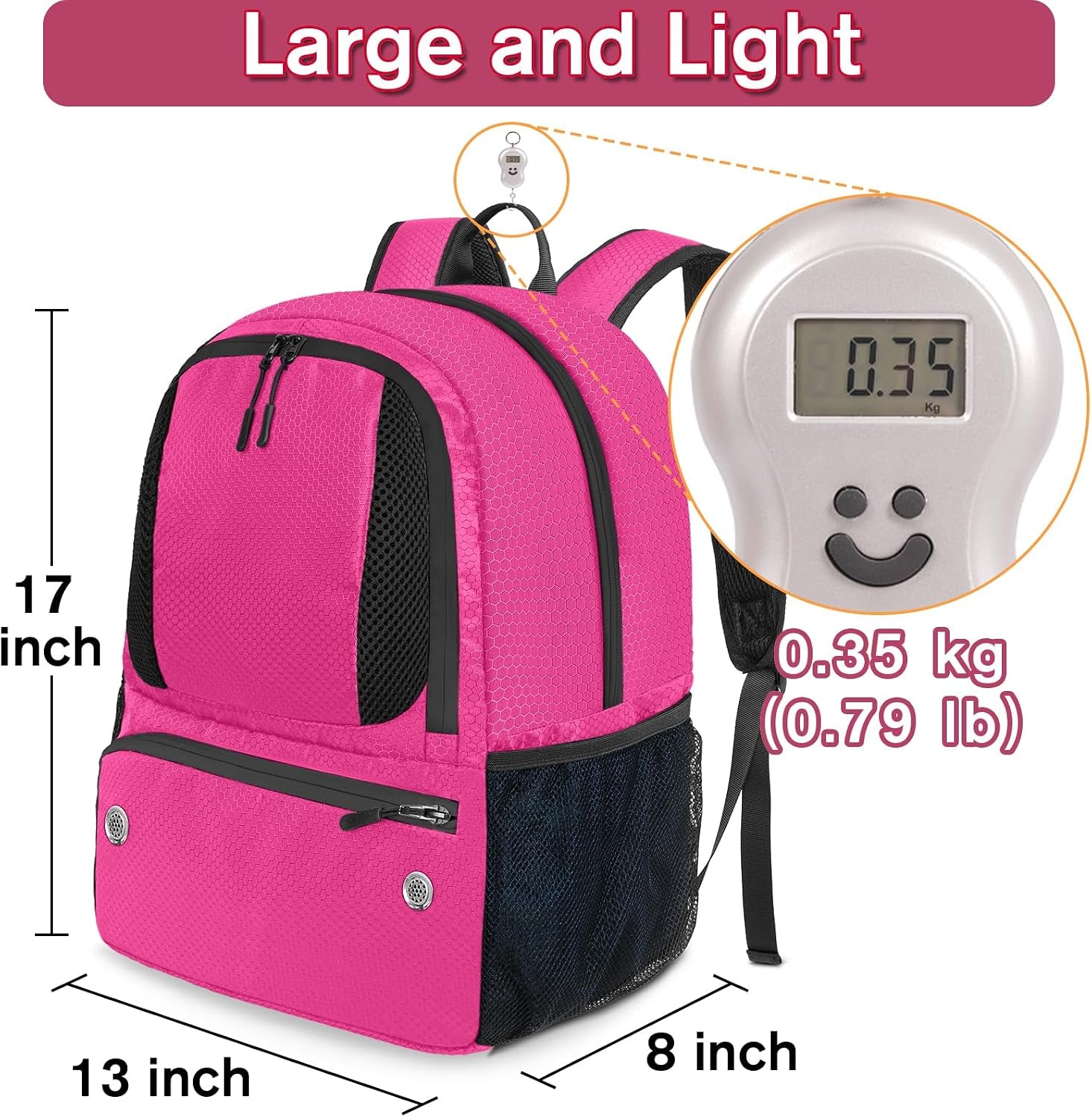 Soccer Backpack,Soccer Bag with Ball Holder, Water Resistant Sport Equipment Bags Fit Basketball Volleyball Football