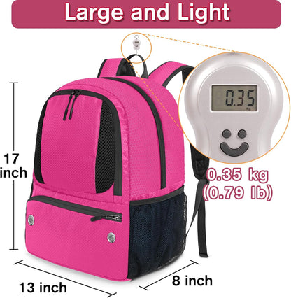 Soccer Backpack,Soccer Bag with Ball Holder, Water Resistant Sport Equipment Bags Fit Basketball Volleyball Football