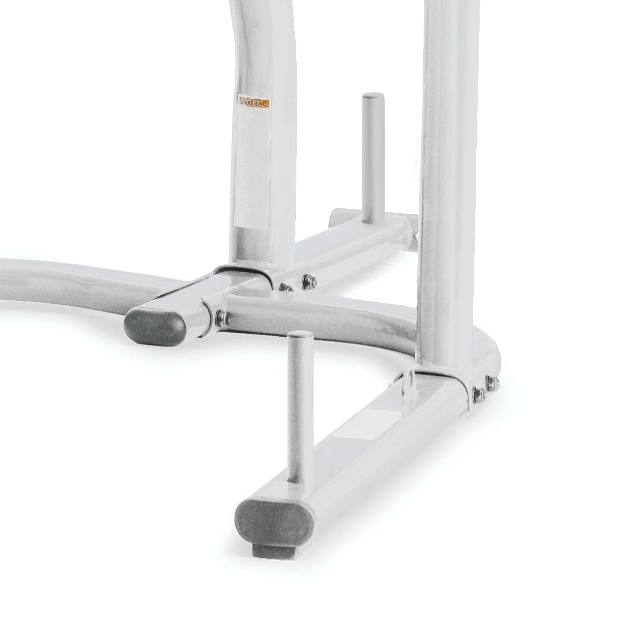 Dual Station Heavy Duty Powder Coated Steel Heavy and Speed Bag Stand, White