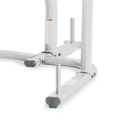Dual Station Heavy Duty Powder Coated Steel Heavy and Speed Bag Stand, White