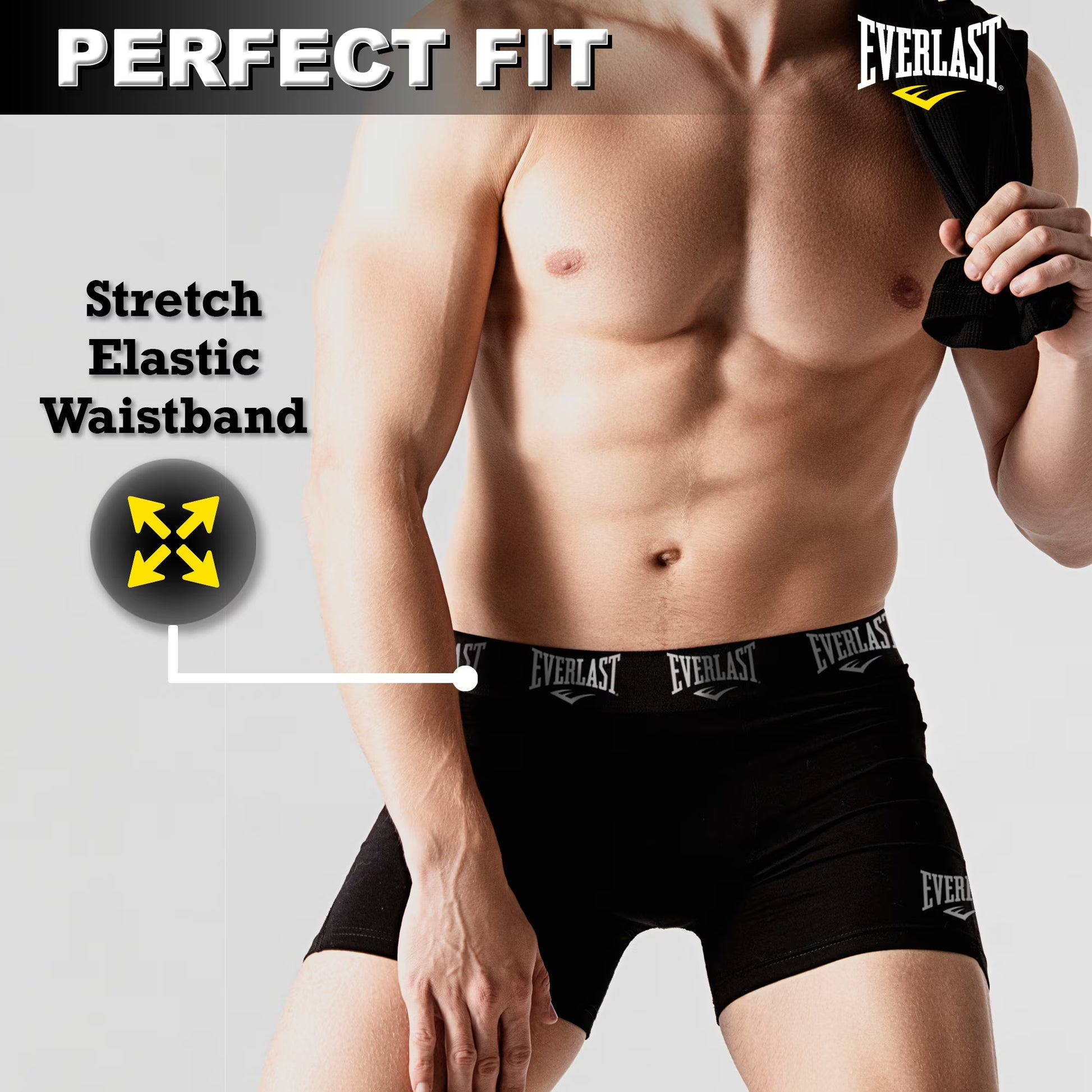 Mens Boxer Briefs Active Performance Breathable Underwear for Men, Red/Lhg/Royal Medium 6-Pack