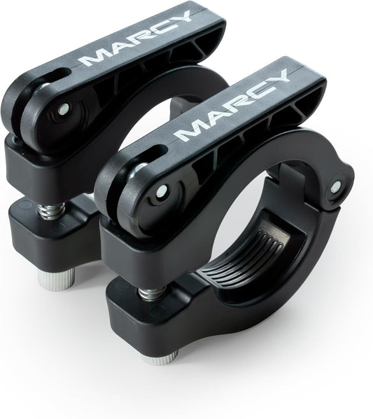 Adjustable Nylon Resin Olympic (2-Inch) Barbell Lock Collar Clips with Quick Release Latch for Weight Training & Fitness Training