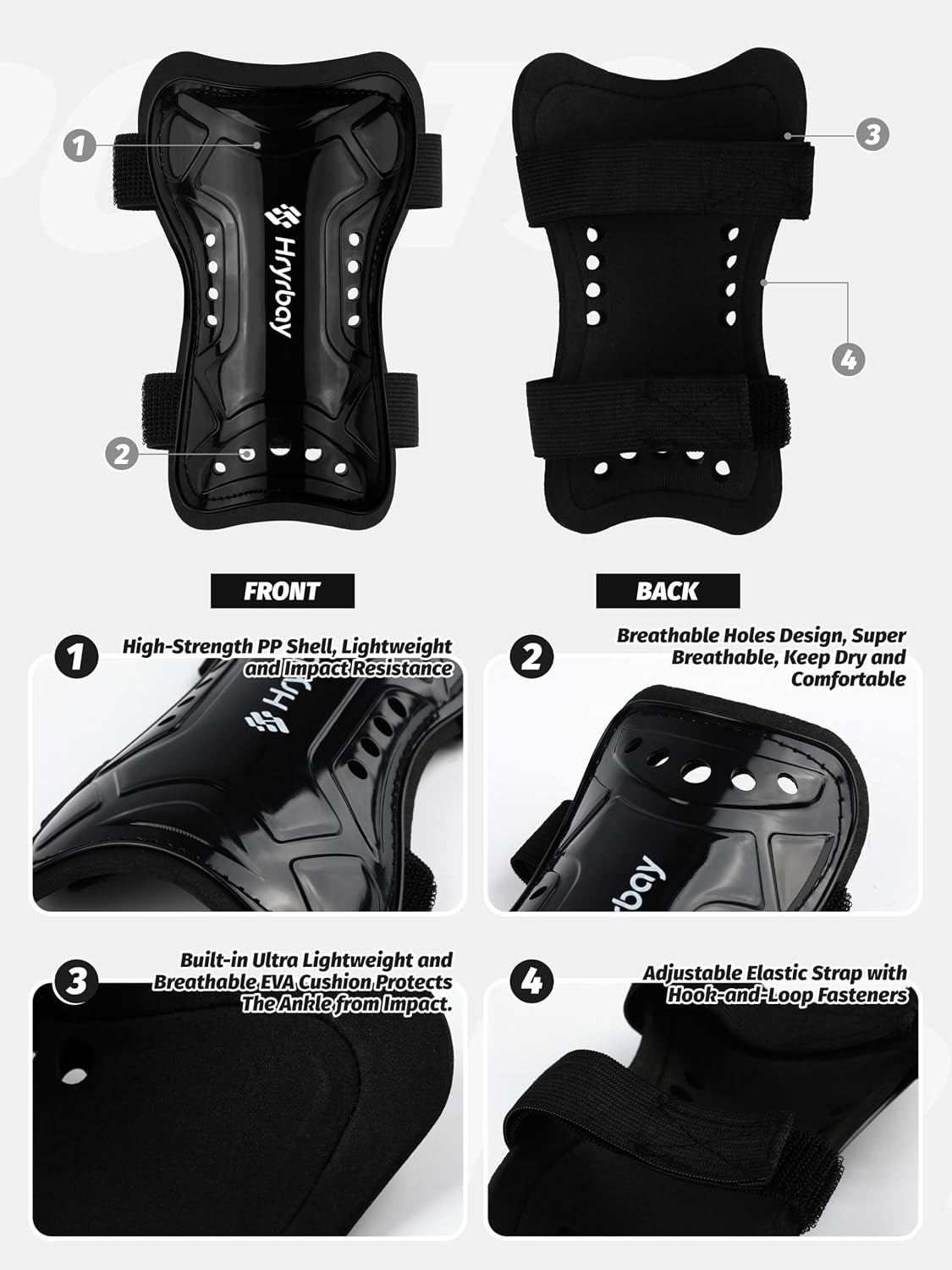 Kids Soccer Shin Guards and Socks Toddler Soccer Shin Pads Protective Defender Gear for Boys Girls Ages 3-15 Great for Training, Matches, Inspired by the World Cup