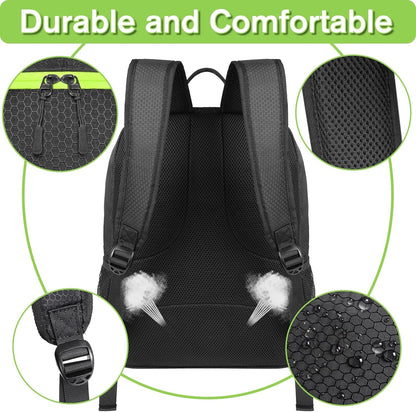Soccer Backpack,Soccer Bag with Ball Holder, Water Resistant Sport Equipment Bags Fit Basketball Volleyball Football