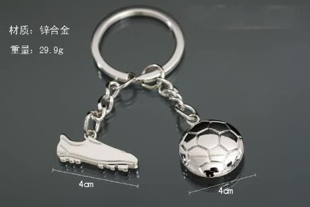 Football Boot Soccer Shoe Keychain Games Key Ring Sports Soccer Key Chain Soccer Ball Keychain for Backpack