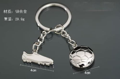 Football Boot Soccer Shoe Keychain Games Key Ring Sports Soccer Key Chain Soccer Ball Keychain for Backpack